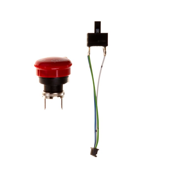 STOP drukknop + contactelemens + kabel