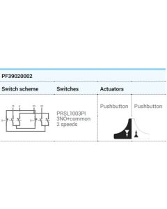 CHARLIE, Pendant Control Stations, PF39020002, pendant station, for auxiliary circuits, control station