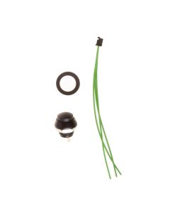 Zwarte drukknop + wires