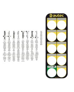 9-Functie Standaard Paneel + Grid + Stickers, R0PANN00P06A0