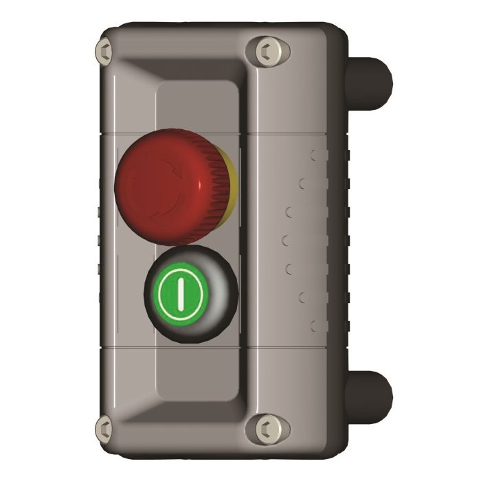 VICTOR, Wall-Mounted Control Stations, F71FG11000000001, panel pushbutton, pushbutton control