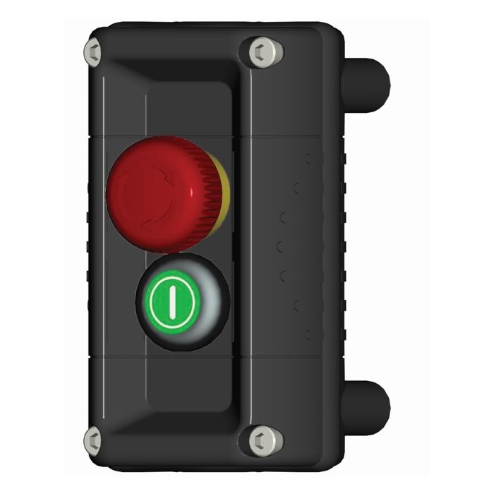 VICTOR, Wall-Mounted Control Stations, F71FB11000000001, panel pushbutton, pushbutton control