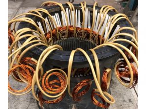 opgeblazen generator, reparatie scheepsgenerator, revisie aggregaat